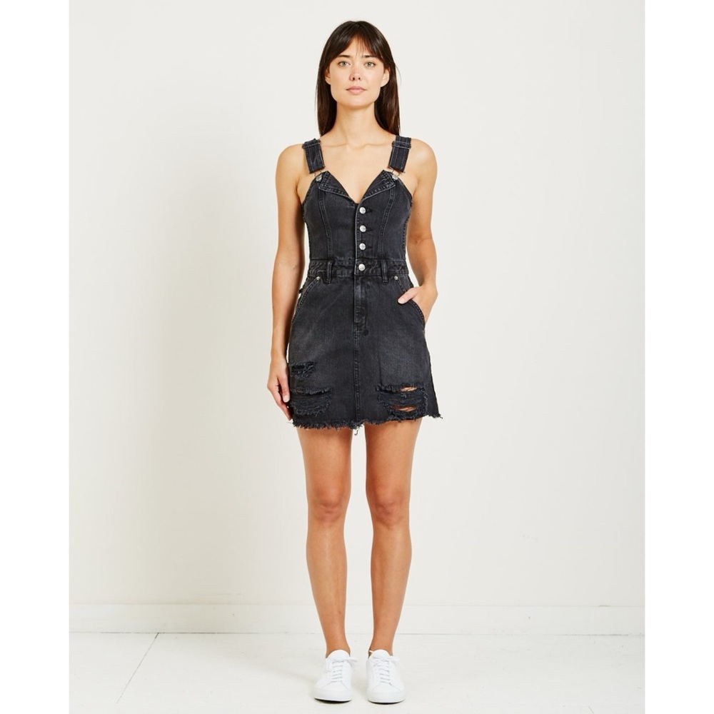 Ksubi Palms Pini Denim Dress - Size XS